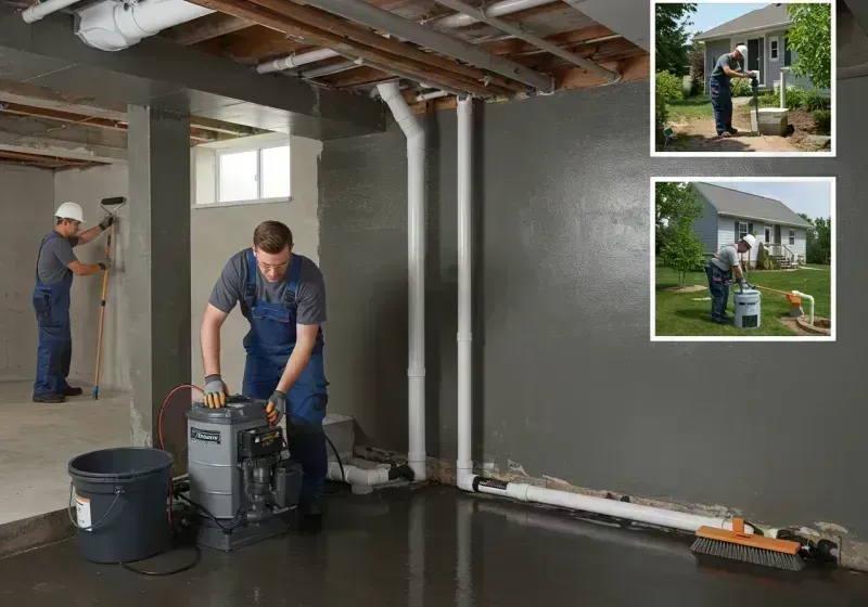 Basement Waterproofing and Flood Prevention process in Lemont, IL